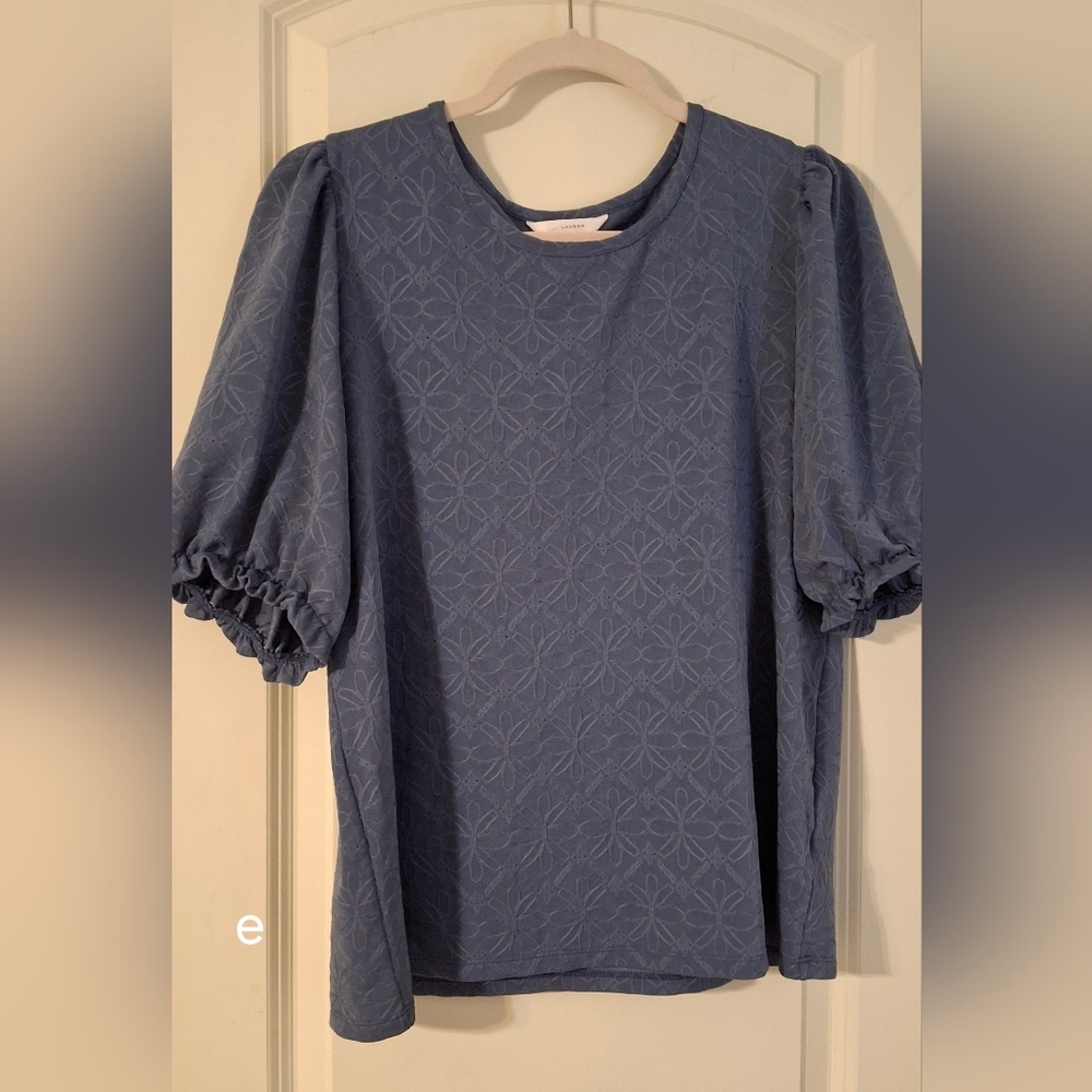 Lc lauren conrad‎ floral blouse blouse
